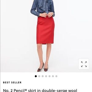 J. crew no.2 pencil skirt